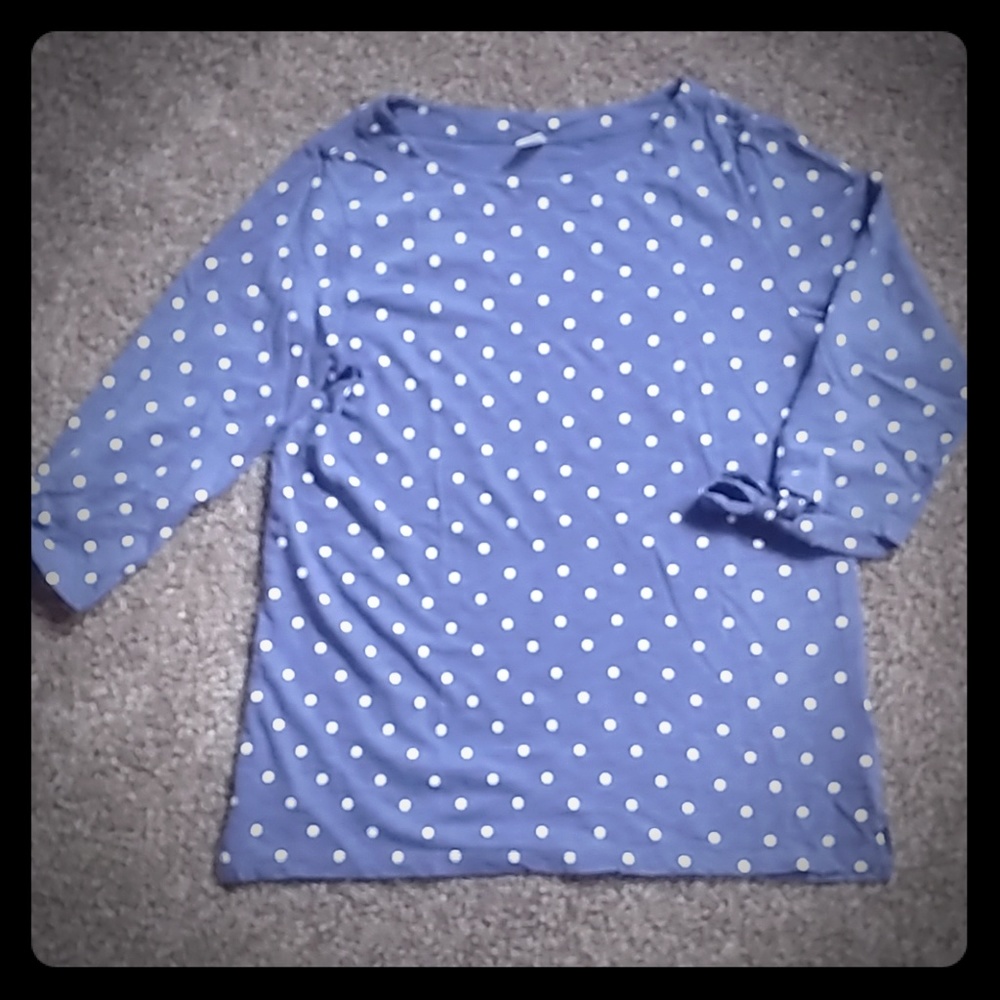 Old Navy shirt - 3/4 sleeve with ties